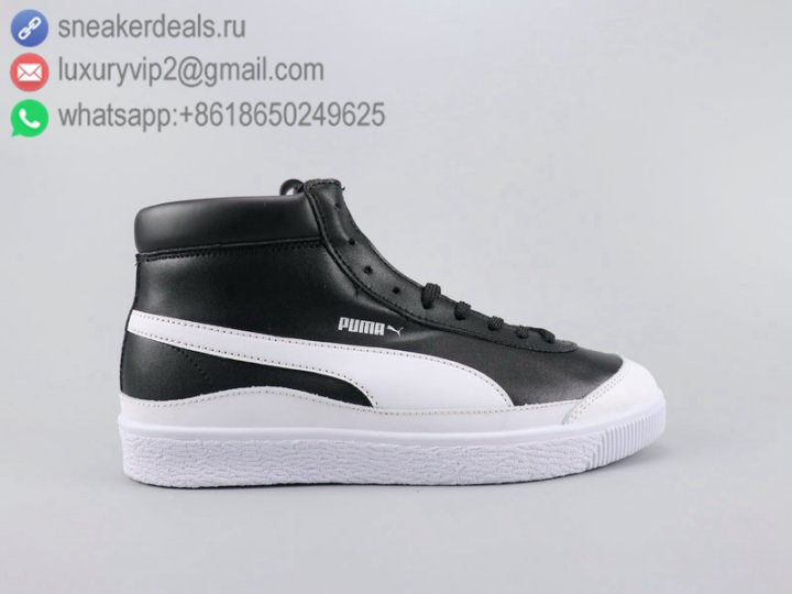 Puma Basket '68 OG Mid RHUDE Unisex Skate Shoes Black White Size 36-44
